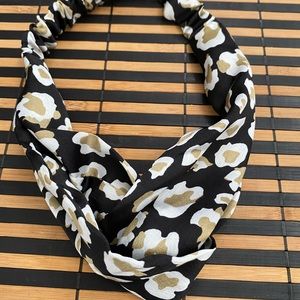 New leopard headband knotted